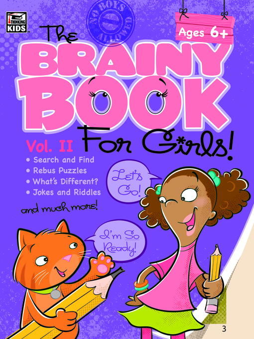 Title details for Brainy Book for Girls, Volume 2 Activity Book by Thinking Kids - Available